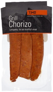 Bilde: © TIND / Oda TIND Grill Chorizo Pølse