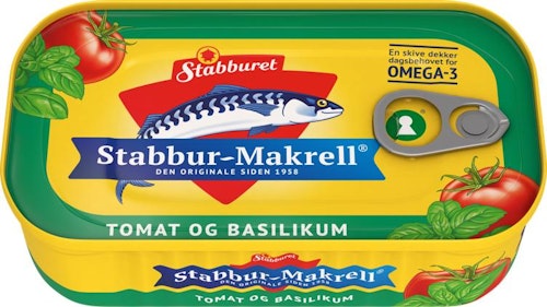 Stabburet Stabbur-Makrell Tomat & basilikum