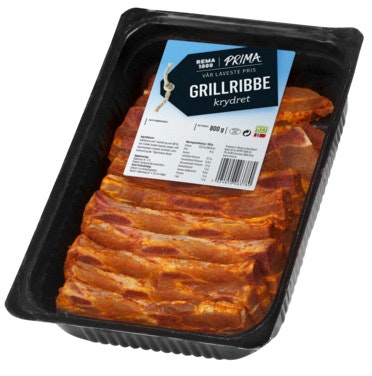 Bilde: © Prima / Oda Prima Grillribbe krydret