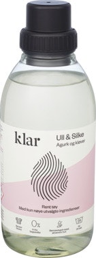 Bilde: © Klar / Oda Klar Tøyvask Ull & Silke Flytende