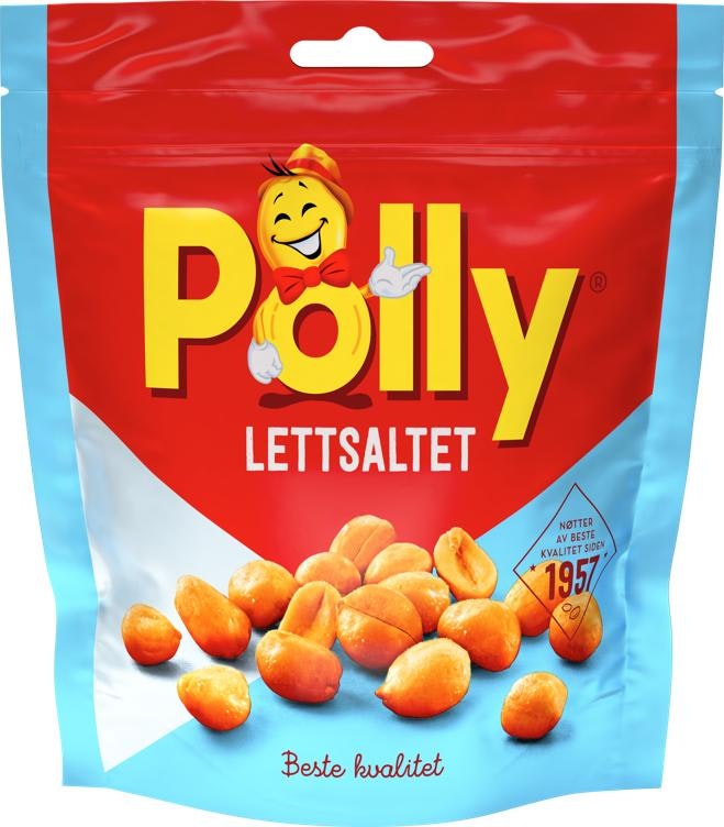 Polly Peanøtter Lettsaltet 300 g