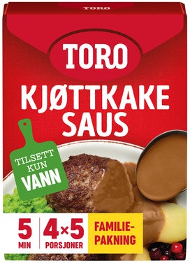 Bilde: © Toro / Oda Toro Kjøttkakesaus Økonomipakke, 4 poser