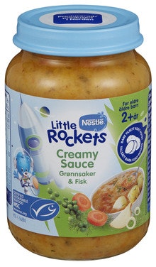 Bilde: © Little Rockets / Oda Little Rockets Creamy Sauce Grønnsaker & Fisk Fra 2 år