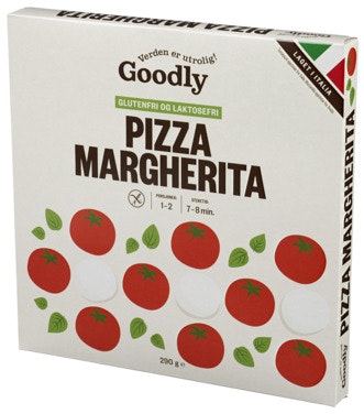 Bilde: © Goodly / Oda Goodly Goodly Pizza Margherita Glutenfri