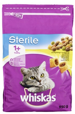 Bilde: © Whiskas / Oda Whiskas Whiskas 1+ Sterile Kylling 950 g