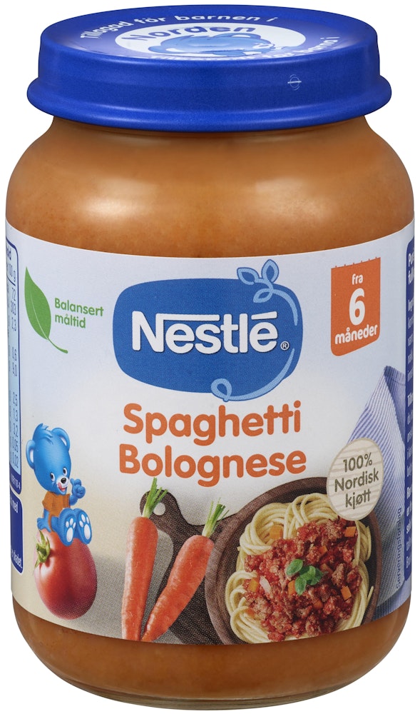 Nestlé Spagetti Bolognese Fra 6 mnd, Økologisk