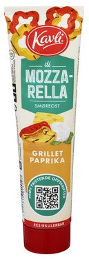 Bilde: © Kavli / Oda Kavli Di Mozzarella Smøreost Grillet Paprika