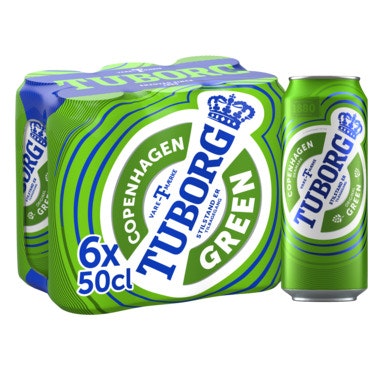 Bilde: © Tuborg / Oda Tuborg Tuborg Green 6 x 0,5l