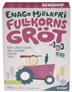 Bilde: © EnaGo / Oda EnaGo Melkefri Fullkornsgrøt Fra 12 mnd