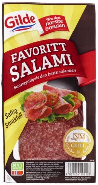 Bilde: © Gilde / Oda Gilde Favorittsalami Skivet 150 g