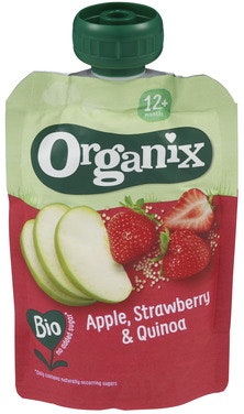 Semper Organix Eple, Jordbær & Quinoa 12 mnd