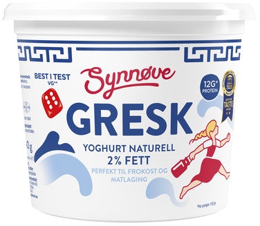 Bilde: © Synnøve / Oda Synnøve Gresk Yoghurt Naturell