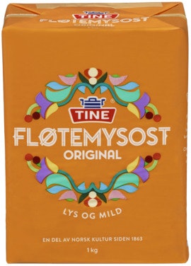 Bilde: © Tine / Oda Tine Fløtemysost 1 kg