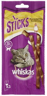 Bilde: © Whiskas / Oda Whiskas Sticks Kylling 3 stk