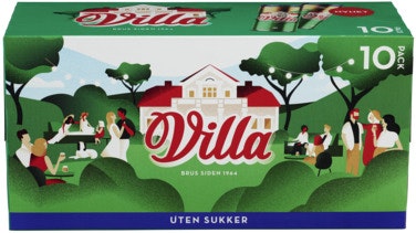 Bilde: © Ringnes / Oda Ringnes Villa Lett boks 10 x 0,33L