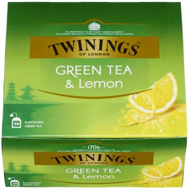 Bilde: © Twinings / Oda Twinings Grønn Te Sitron 50 poser
