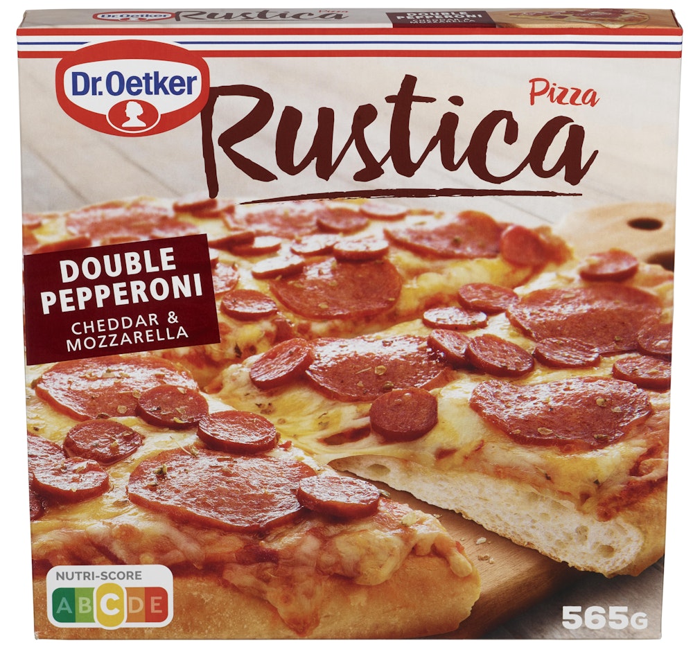 Dr. Oetker Rustica Pizza Double Pepperoni