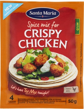 Bilde: © Santa Maria / Oda Santa Maria Crispy Chicken Spice Mix Santa Maria