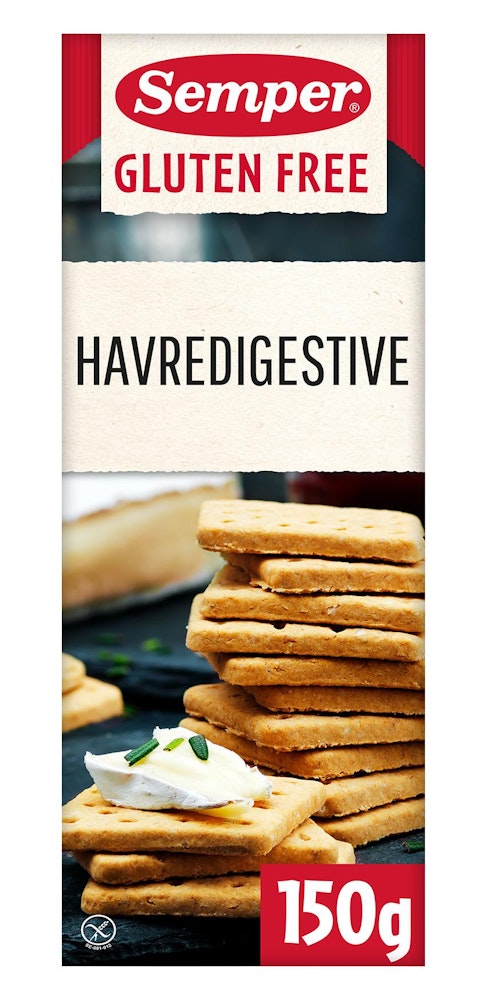 Havre Digestive Glutenfri, 150 g