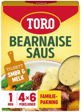 Bilde: © Toro / Oda Toro Bearnaisesaus Familiepakning