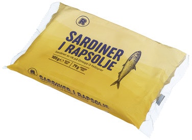 Bilde: © REMA 1000 / Oda REMA 1000 Sardiner I Olje