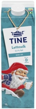 Bilde: © Tine / Oda Tine TineMelk Lett 0,5%, 1 l