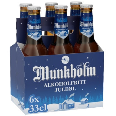 Bilde: © Munkholm / Oda Munkholm Munkholm Juleøl 6 x 0,33l, 1,98 l