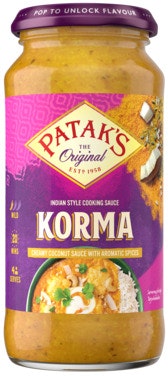 Bilde: © Patak's / Oda Patak's Korma Cooking Saus