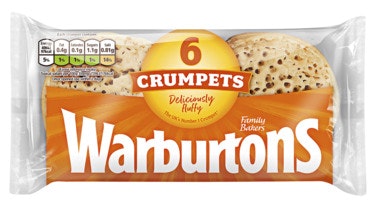 Warburtons Crumpets 6 stk