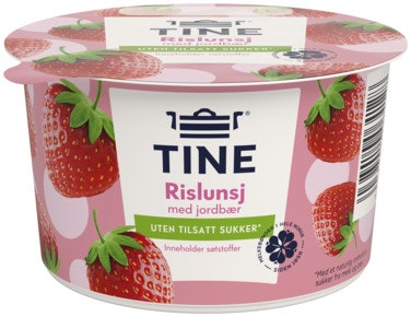 Tine Rislunsj Med Jordbær UTEN, 150 g