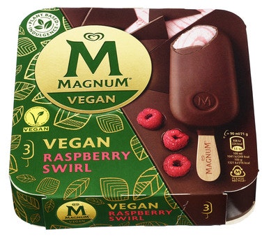 Magnum Magnum Vegan Rasberry Swirl 3 stk