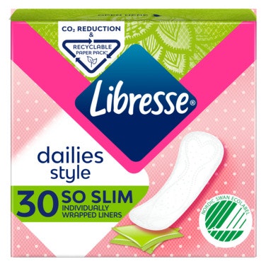 Bilde: © Libresse / Oda Libresse Truseinnlegg So Slim 30 stk