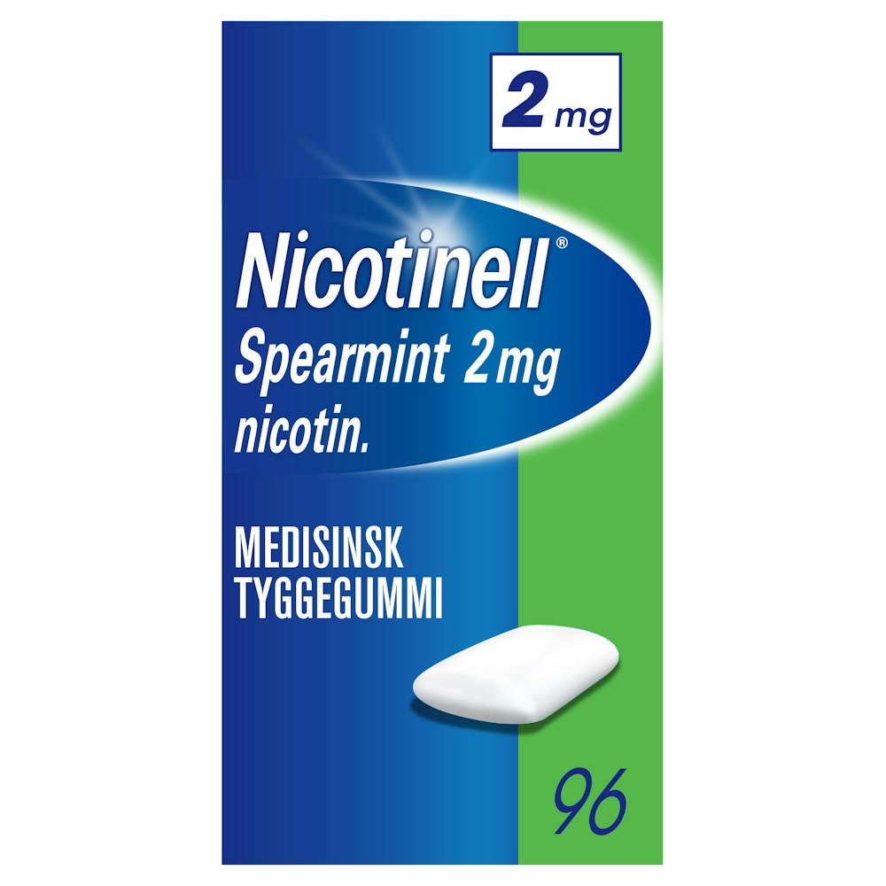 Nicotinell Tyggegummi Spearmint 2 mg