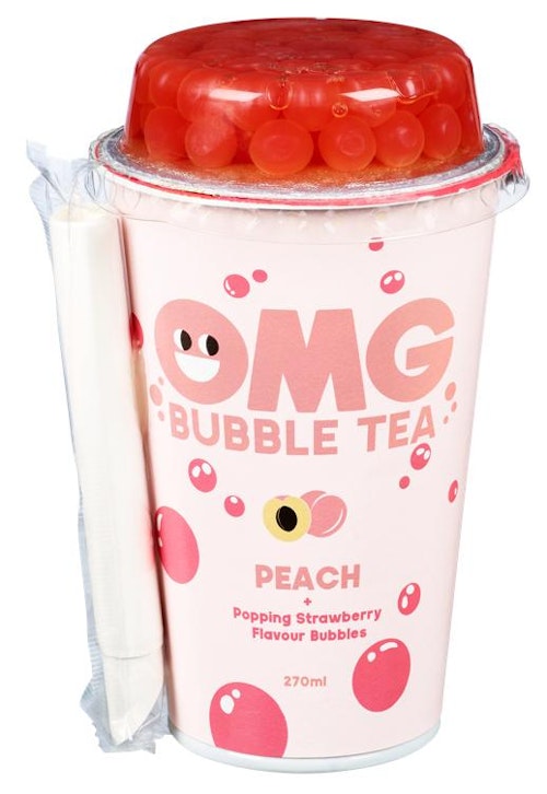 OMG Bubble tea Peach