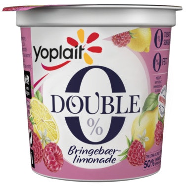 Yoplait Double 0% Bringebærlimonade