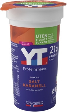 Bilde: © Tine / Oda Tine YT Proteinshake Salt Karamell