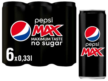 Pepsi Max Pepsi Max 6 X 0,33l