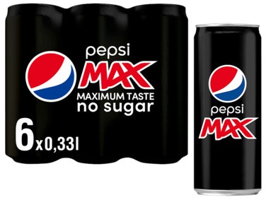 Bilde: © Pepsi Max / Oda Pepsi Max Pepsi Max 6 X 0,33l