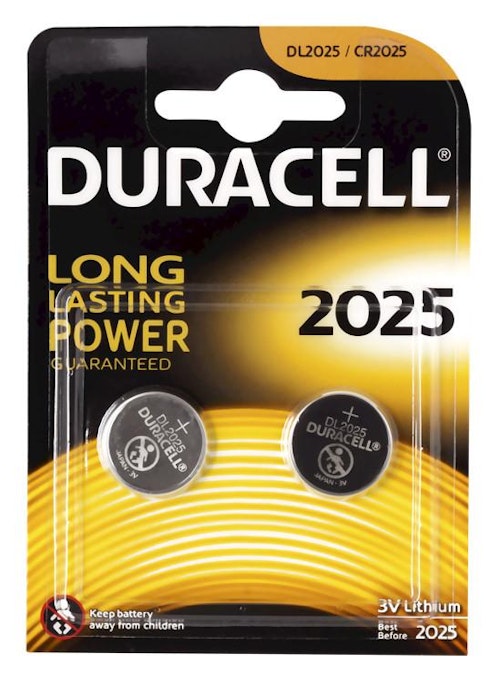 Duracell Batteri 2025 3V Lithium