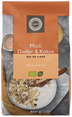 Helios Müsli Dadler & Kokos Økologisk