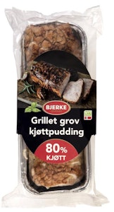 Bjerke Spekemat Grillet Grov Kjøttpudding 80% kjøtt