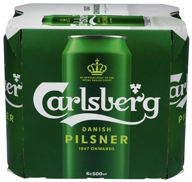 Carlsberg Carlsberg Pilsner 6x0,5 liter
