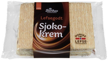 Bilde: © Berthas / Oda Berthas Lefsegodt Sjokokrem 2 stk