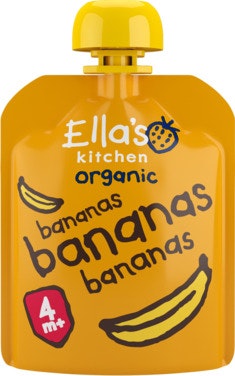 Bilde: © Ella's Kitchen / Oda Ella's Kitchen Banan Banan Fra 4 mnd, Økologisk
