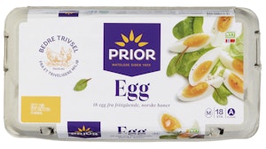 Prior Egg fra Frittgående Høner M