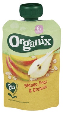 Semper Mango, Pære & Granola Fra 6 mnd, Økologisk