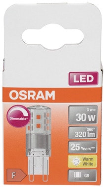 Bilde: © Osram / Oda Osram Led Pin30 Klar Dim G9
