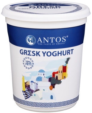 Antos Gresk Yoghurt 10% fett, 1 kg