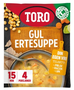 Bilde: © Toro / Oda Toro Gul ertesuppe