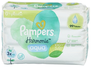 Bilde: © Pampers / Oda Pampers Våtservietter Aqua Pure 3pk